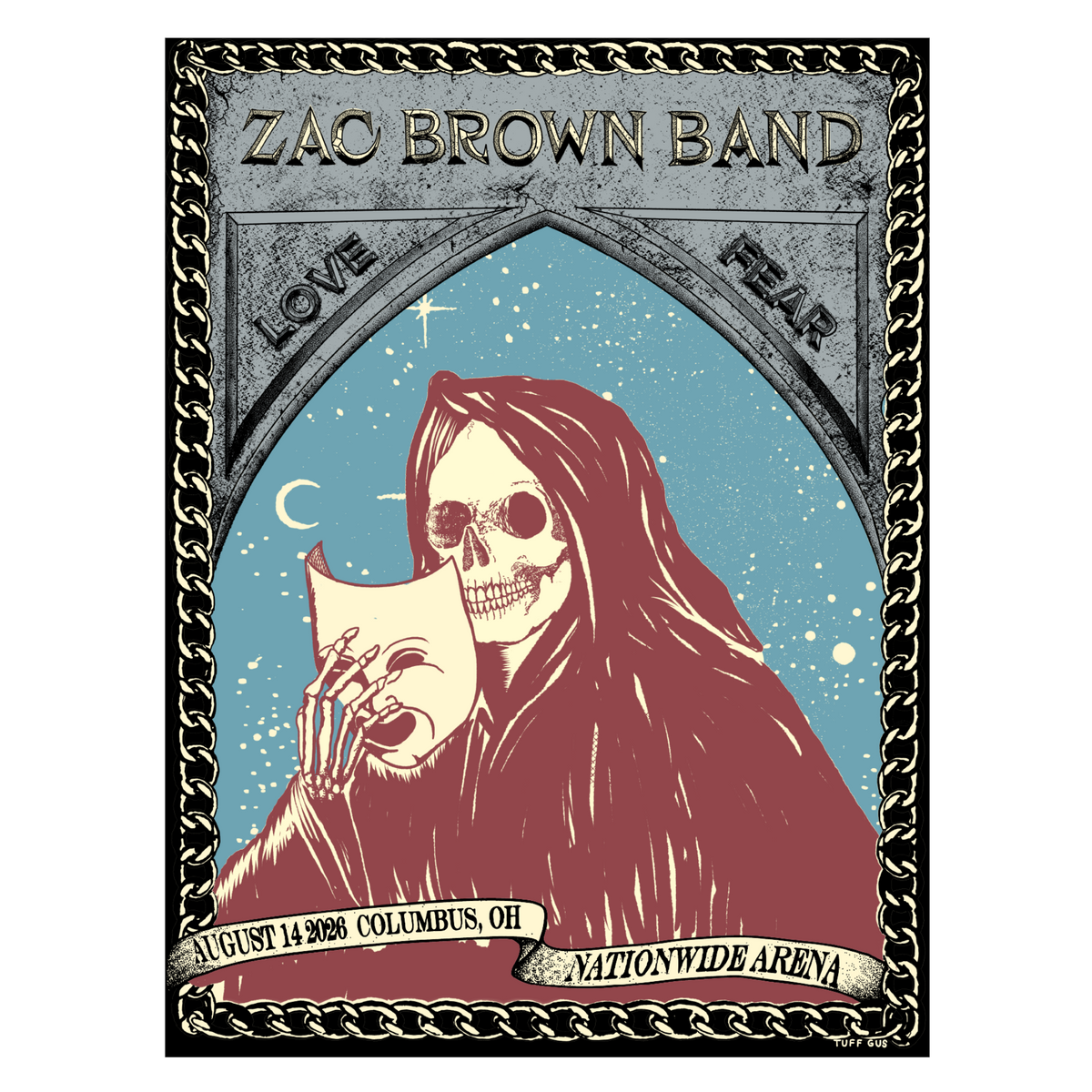 Columbus Love and Fear Tour Poster