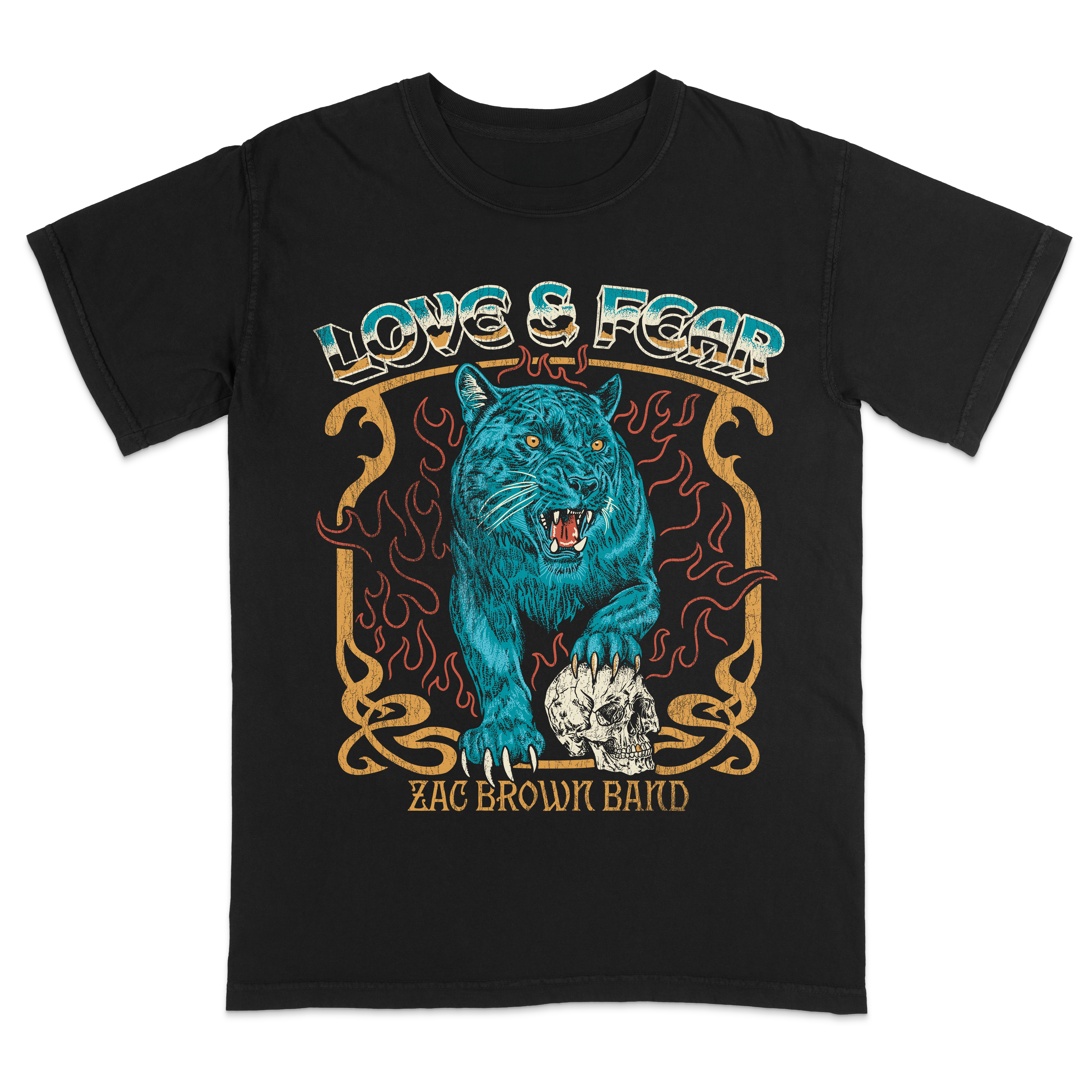 Classic Rock Tour Black Tee – Zac Brown Band Merch