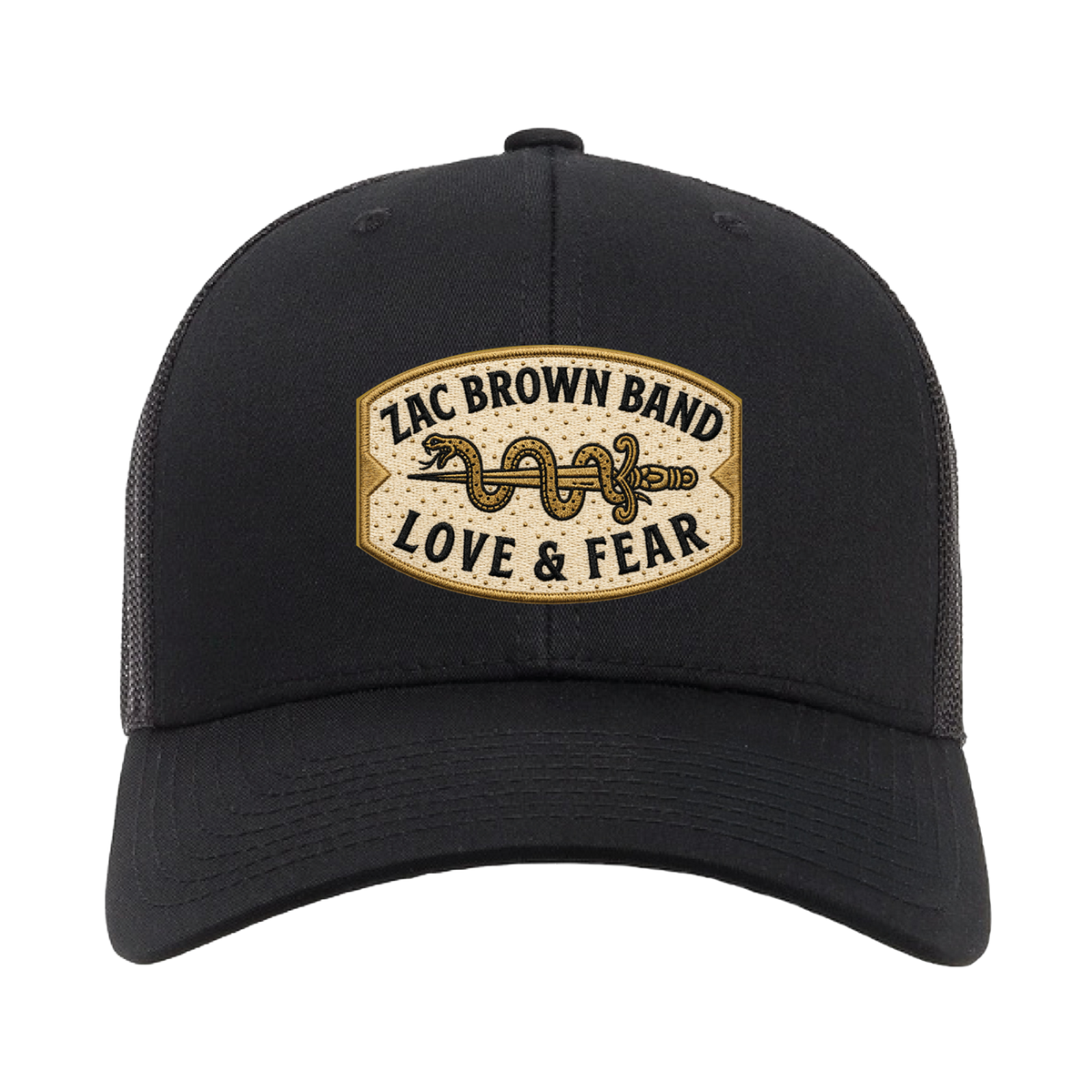 Snake Patch Black Tour Hat