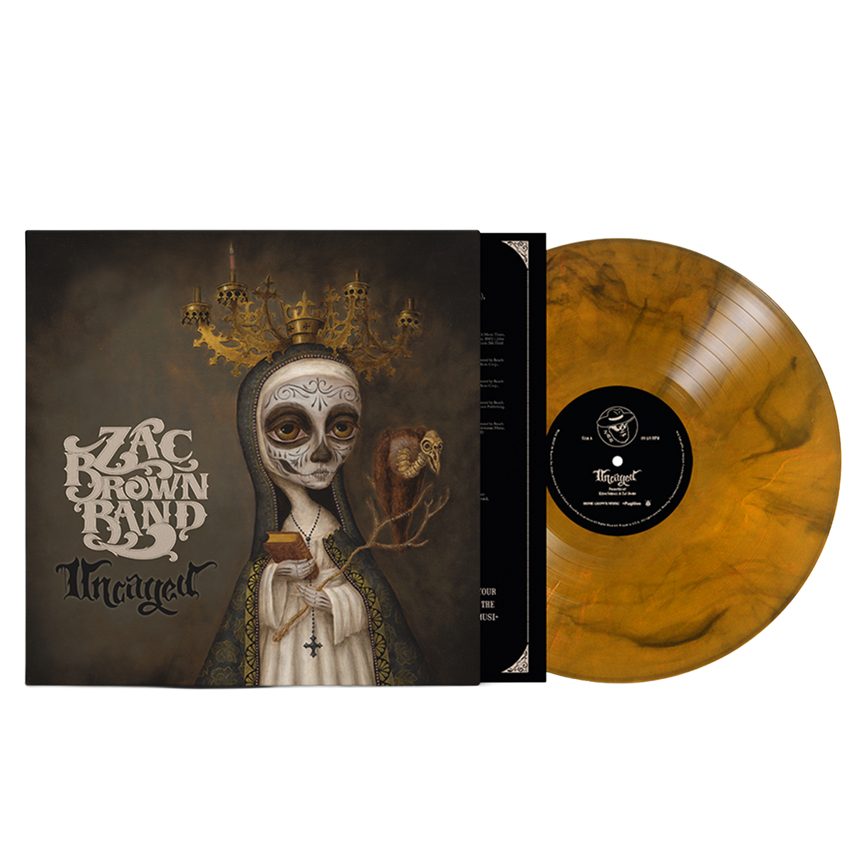 UNCAGED - ZAC BROWN BAND BROWN SMOKE VINYL