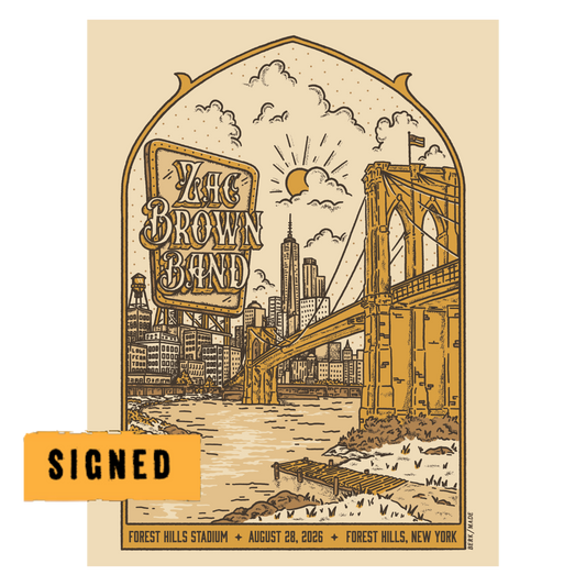 Forest Hills Day 2 Signed Love and Fear Tour Poster