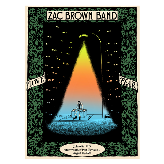 Columbia Love and Fear Tour Poster