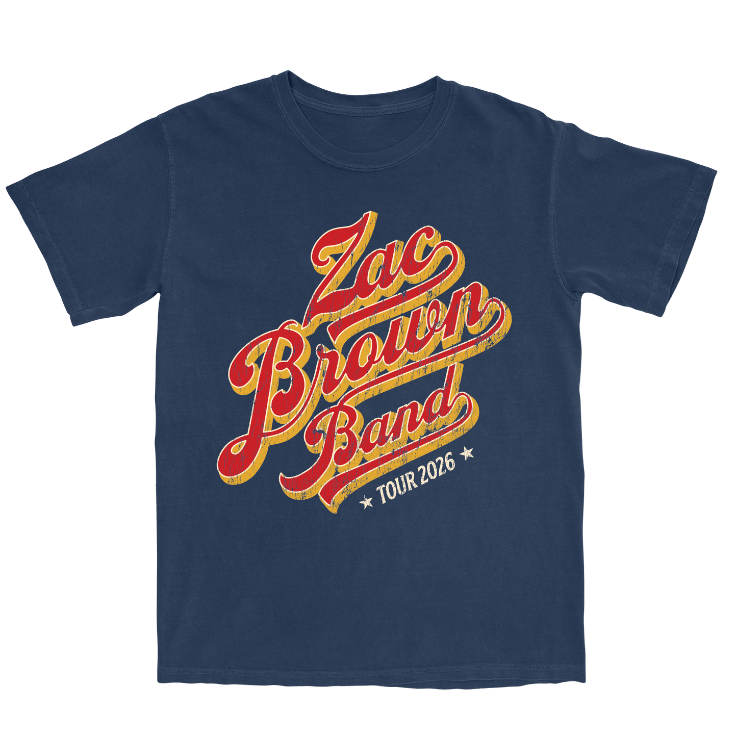 Bomber Navy Tee – Zac Brown Band Merch