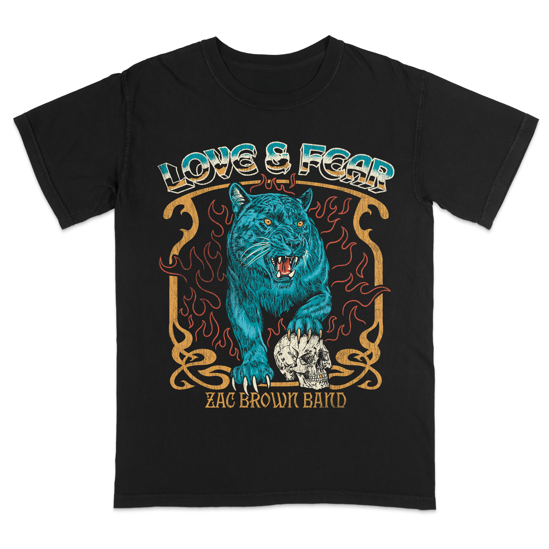 Classic Rock Tour Black Tee – Zac Brown Band Merch