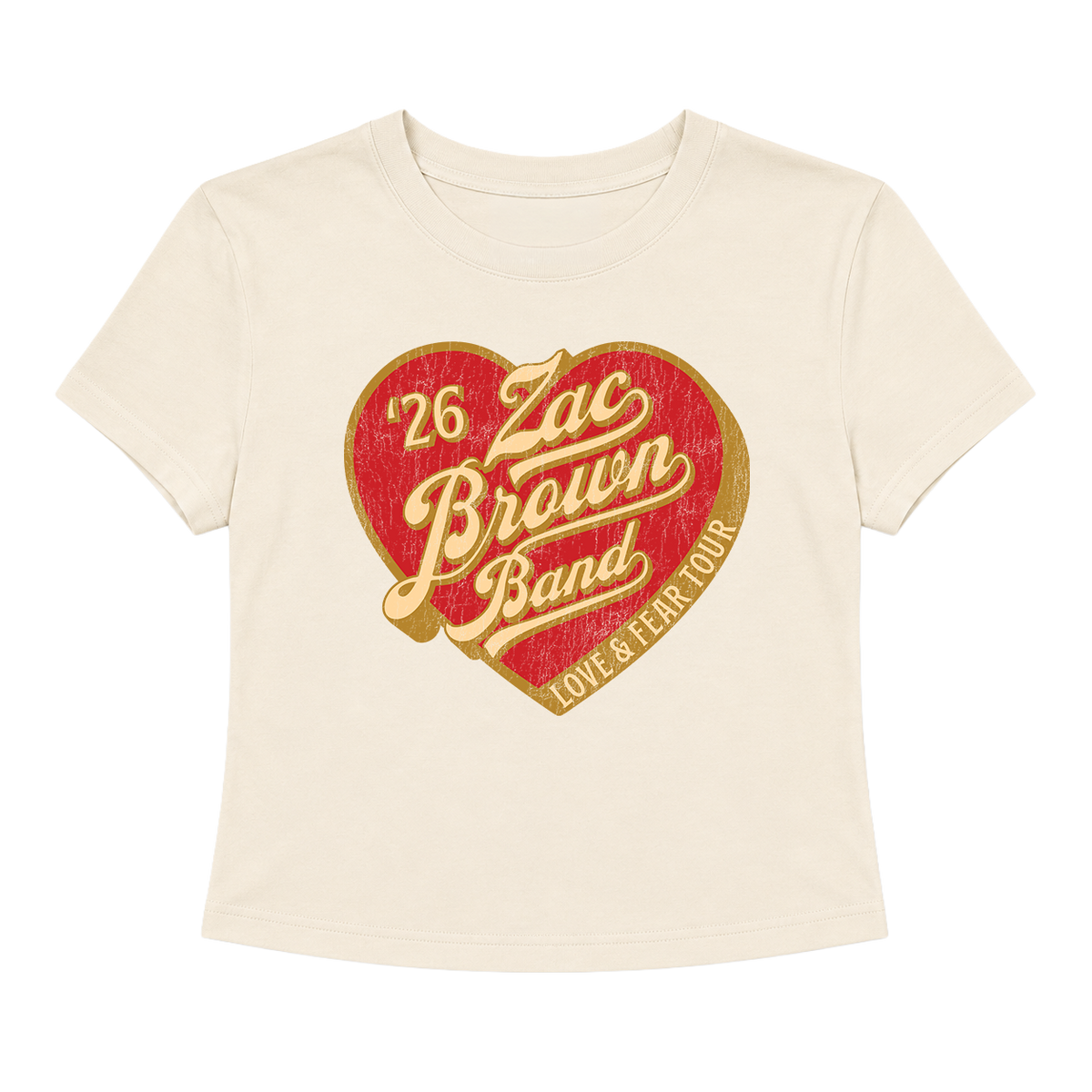 Heart Women's Cream Tour Tee