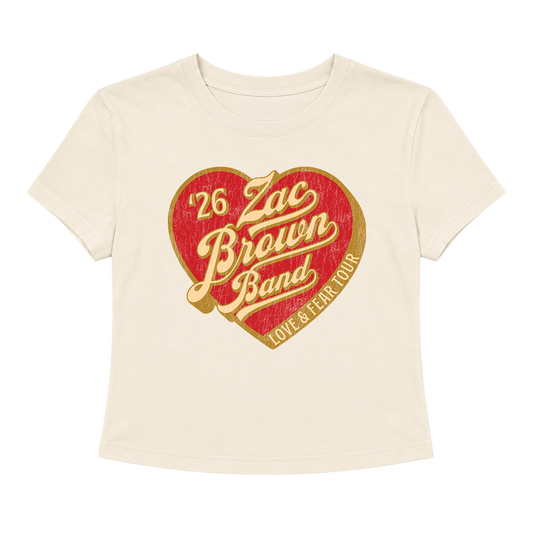 Heart Women's Cream Tour Tee