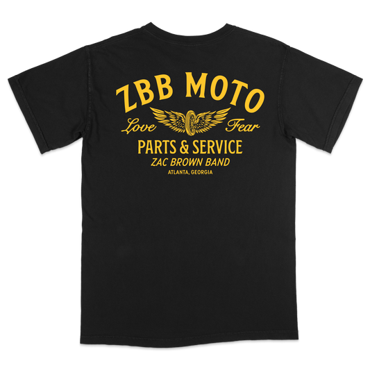 Moto Black Tee