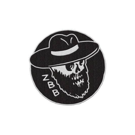 Embroidered Skull Logo Patch