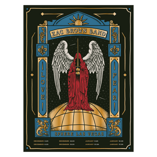 Foil Las Vegas Sphere Poster