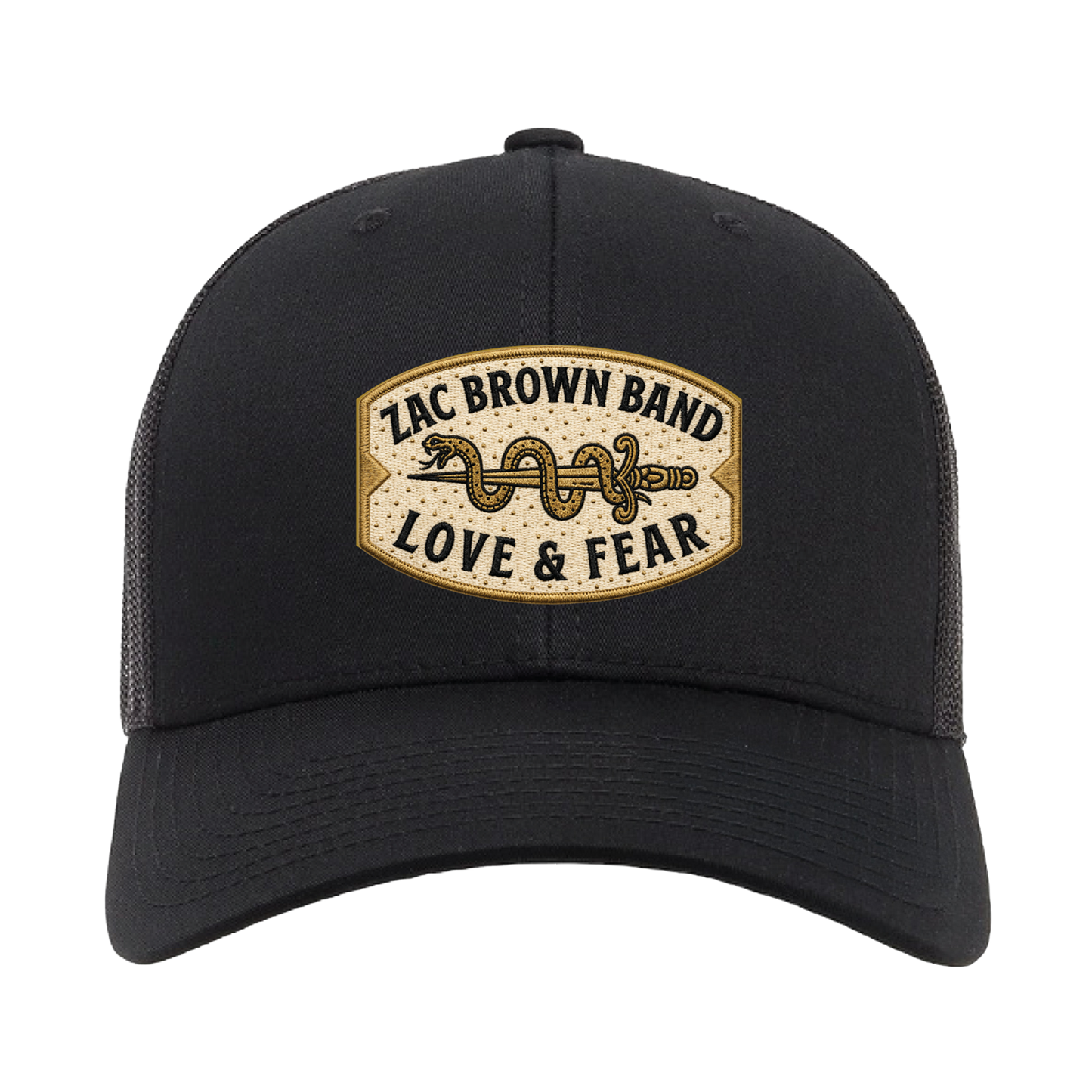 Snake Patch Black Tour Hat