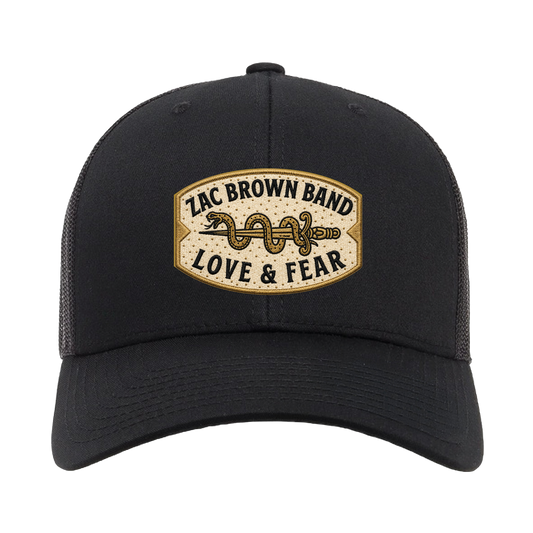 Snake Patch Black Tour Hat